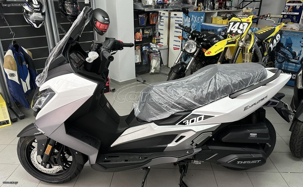 Thrust Explorer 300 Top Box 2025 ΠΡΟΣΦΟΡΑ EXPLORER 300 GT ΑΠΛΟ ABS-TFT mont.(τελος του 2025)