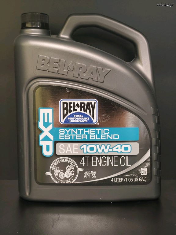 ΛΙΠΑΝΤΙΚΟ ΚΙΝΗΤΗΡΑ 4Τ BEL RAY EXP 10W-40 SEMI SYNTHETIC 4L