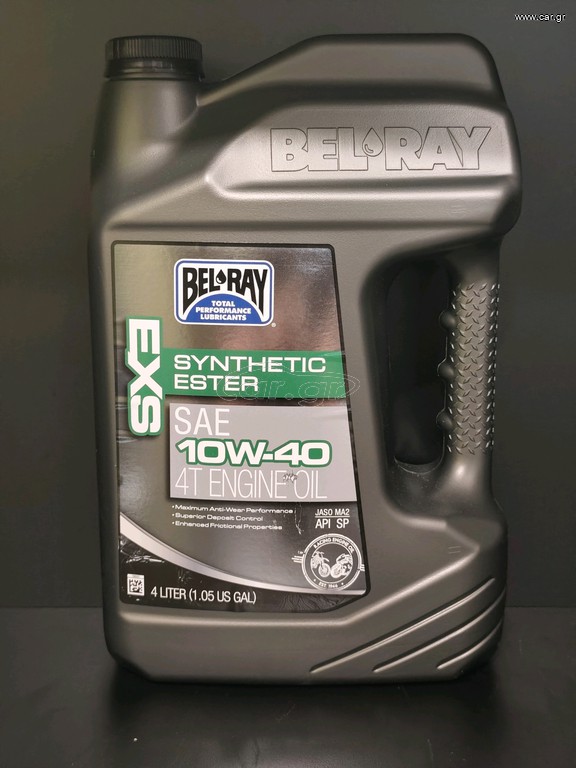 ΛΙΠΑΝΤΙΚΟ ΚΙΝΗΤΗΡΑ 4Τ BEL RAY EXS 10W-40 FULL SYNTHETIC 4L