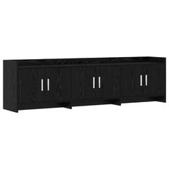 Ντουλάπι TV 168 x 33 x 47 εκ. Μαύρη Δρυς Επεξεργασμένο Ξύλο 8011204