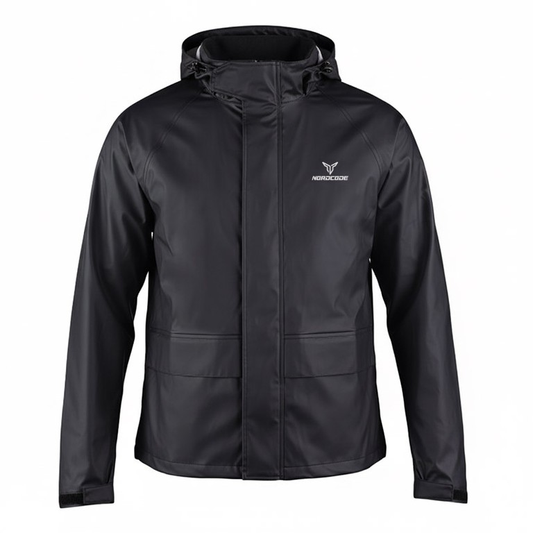 Αδιάβροχο & διαπνέον μπουφάν Nordcode Rain Jacket stretched μαύρο