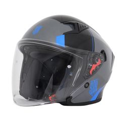 ΚΡΑΝΟΣ STR STING NEW 2πλη ΖΕΛΑΤΙΝΑ BLACK/GREY/BLUE GRAPHICS S