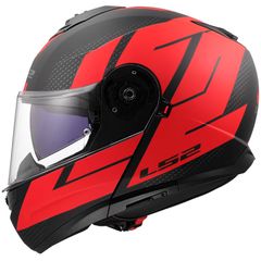 ΚΡΑΝΟΣ ΑΝ/ΝΟ LS2 STROBE II 908.24 ECE 22.06 CODE MAT BLACK RED M-thumb-4