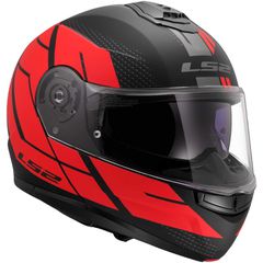 ΚΡΑΝΟΣ ΑΝ/ΝΟ LS2 STROBE II 908.24 ECE 22.06 CODE MAT BLACK RED M-thumb-8
