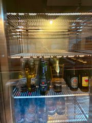 Διπλό ψυγείο, ανοξείδωτο, σε εξαιρετική κατάσταση.