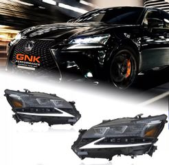 ΦΑΝΑΡΙΑ ΕΜΠΡΟΣ LED Headlight Lexus GS250 DRL Turn Signal High Beam Angel Eyes 2016-2019