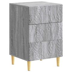 Κομοδίνο Γκρι Sonoma 43 x 39,5 x 66,5 εκ Επεξεργασμένο Ξύλο 895021