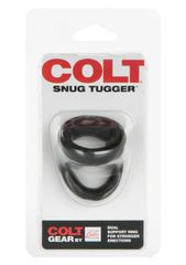 Calexotics Colt Snug Tugger Dual Support Ring Black-thumb-1