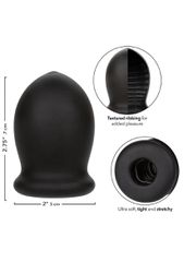 CalExotics Boundless Rechargeable Vibrating FTM Stroker - Black-thumb-6