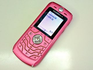 Λειτουργικό Motorola L6 ελληνικό, σε ροζ χρώμα-thumb-1