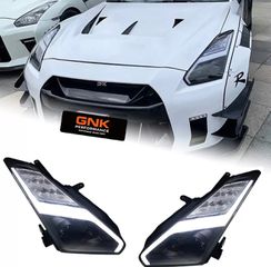 ΦΑΝΑΡΙΑ ΕΜΠΡΟΣ LED Headlight Nissan GT-R LED Headlight DRL 2007-2015