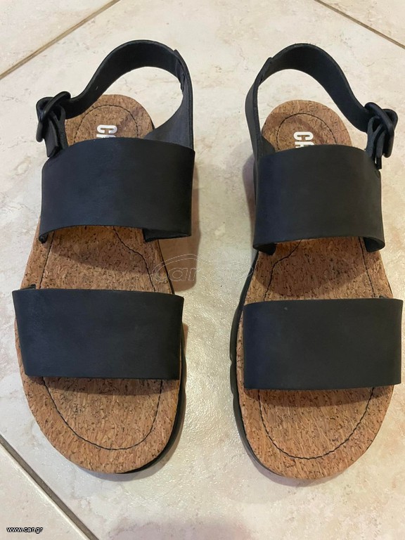 Camper Oruga Μαύρο Δερμάτινο
