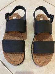 Camper Oruga Μαύρο Δερμάτινο