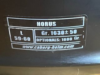 Κράνος Caberg HORUS μαύρο-thumb-2