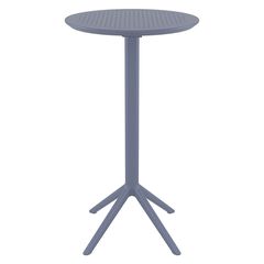 SKY DARK GREY BAR Φ60Χ108εκ.ΠΤΥΣ/ΝΟ ΤΡΑΠ. ΠΟΛ/ΝΙΟΥ
