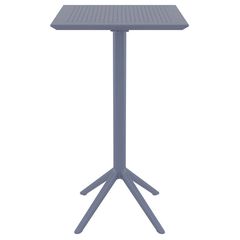 SKY DARK GREY BAR 60Χ60Χ108εκ.ΠΤΥΣ/ΝΟ ΤΡΑΠ. ΠΟΛ/ΝΙΟΥ