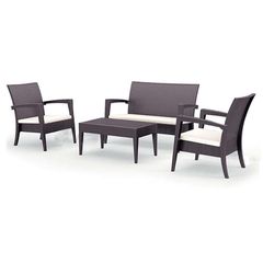 MIAMI SET BROWN ΜΕ ΜΑΞ.(1ΚΑΝ.+2ΠΟΛ+ΤΡΑΠ.92Χ53εκ.)ΠΟΛ/ΝΙΟΥ
