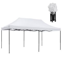 ΚΙΟΣΚΙ/GAZEBO MATTHEW HM6312 ΠΤΥΣΣΟΜΕΝΟ-ΣΚΕΛΕΤΟΣ ΜΕΤΑΛ.ΜΑΥΡΟΣ-ΛΕΥΚΟ ΥΦΑΣΜΑ 3x6x3,10Yμ