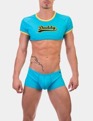 Barcode Berlin - Crop Tee Daddy Blue-thumb-1