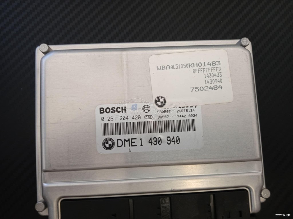 ΕΓΚΕΦΑΛΟΣ BMW E46 BOSCH 0261204420 DME 1 430 940 - ΑΡΙΣΤΗ ΚΑΤΑΣΤΑΣΗ!!