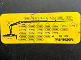 Γερανοί - Φορτηγά Με Γερανό DAF 2004 CF 75.310 * PALFINGER PK 12000 + ραδιόφωνο-thumb-7