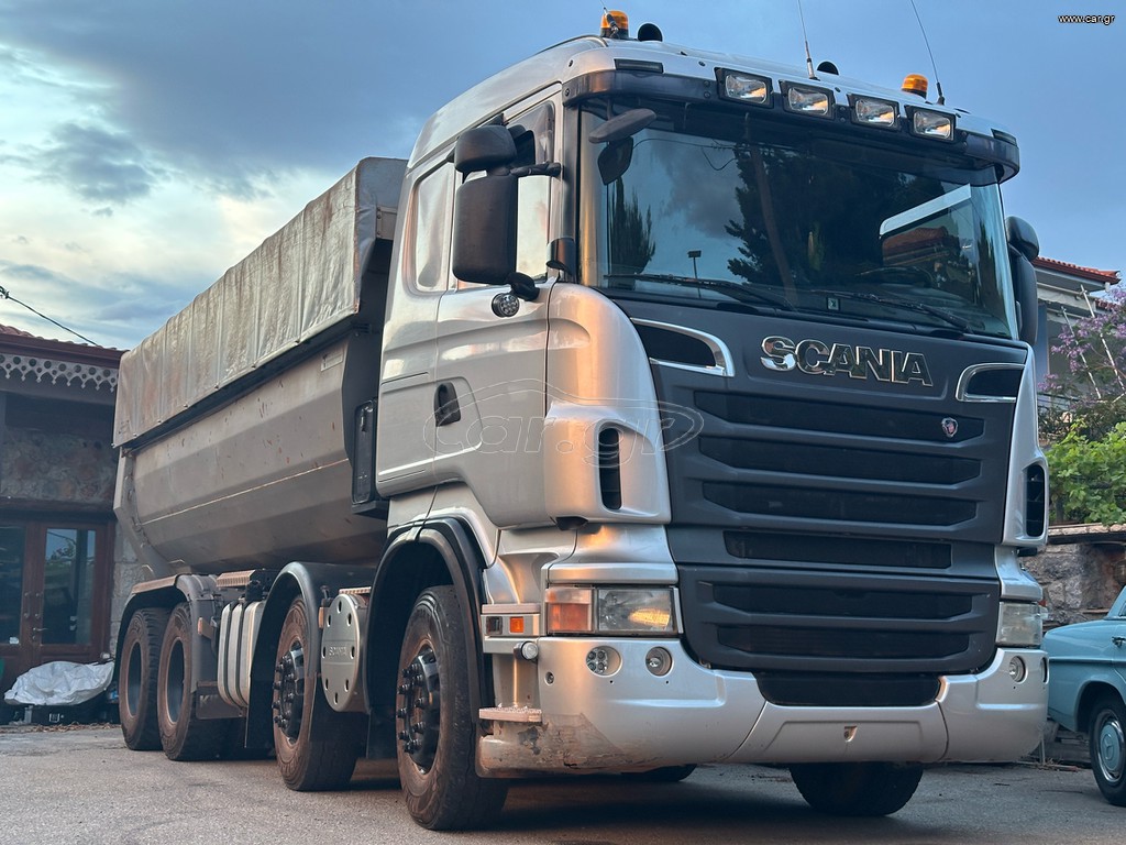 Ανατροπή Scania 2010 R 620 8X4 RETARTER CLIMA