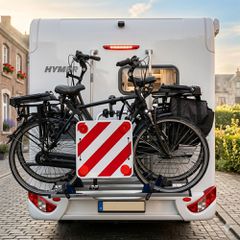 Αντανακλαστικό σήμα φορτίου κόκκινο/άσπρο 40x40cm 1τμχ-thumb-1