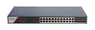 Hikvision DS-3E1528-SI-24T4F Switch 24-Port Gigabit, 4x Fiber, PoE Ready