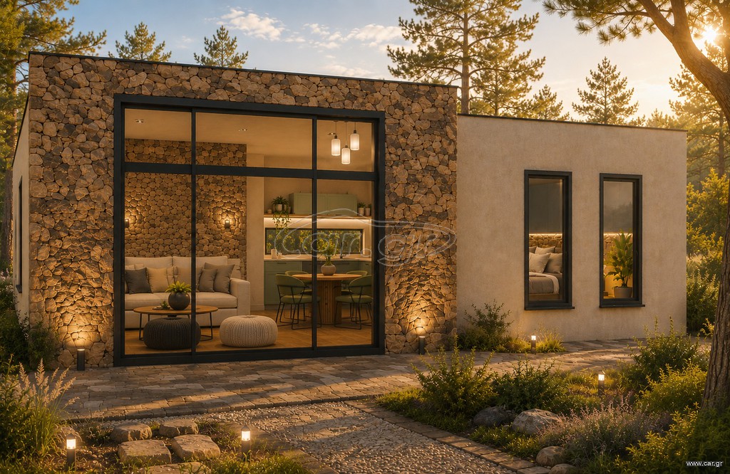 Προκάτ Σπίτι 2026 ΔΟΜECO ECOSTONE - House Προκατασκευασμένη Κατοικία 40 τ.μ.