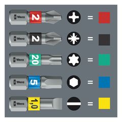 Wera bit pouch, bits, L-keys & handle kit Kraftform Kompakt-thumb-3