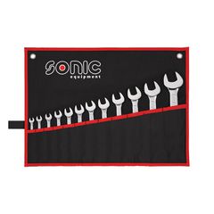 Sonic, open/box end wrench set. 12-piece. US/SAE-thumb-1