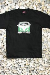 Ανδρικό κοντομάνικο μπλούζα Original Full Scale VW Bus Green Vintage T-Shirt Size M L XL WT649-thumb-3