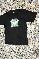 Ανδρικό κοντομάνικο μπλούζα Original Full Scale VW Bus Green Vintage T-Shirt Size M L XL WT649-thumb-4