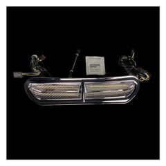 Custom Dynamics, Batwing turn signal vent insert. Chrome