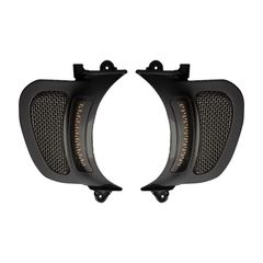 Custom Dynamics, Road Glide LED vent inserts. Black