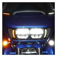 Custom Dynamics, Road Glide LED vent inserts. Black-thumb-3