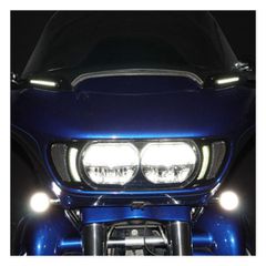 Custom Dynamics, Road Glide LED vent inserts. Black-thumb-4