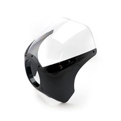 Cafe racer style mini fairing. Black-thumb-1