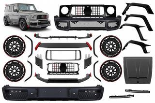Body kit complete G900 BRABUS rocket Design design package with carbon additions and 22" wheels Mercedes G-Class W464 2018-2024