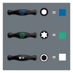 Wera HF T-handle hexdriver series 454 Size 8-thumb-8