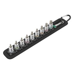 Wera socket belt with 1/4" drive hex socket bits - US sizes