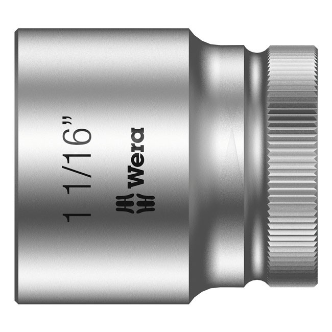 Wera Zyklop 1/2" socket - US sizes 1-1/16"