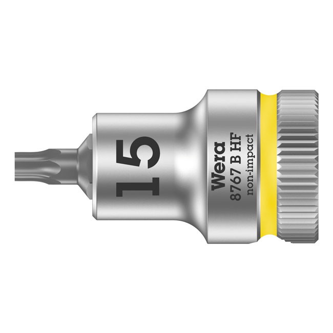 Wera Zyklop 3/8" Torxr socket bit TX15 with holding function