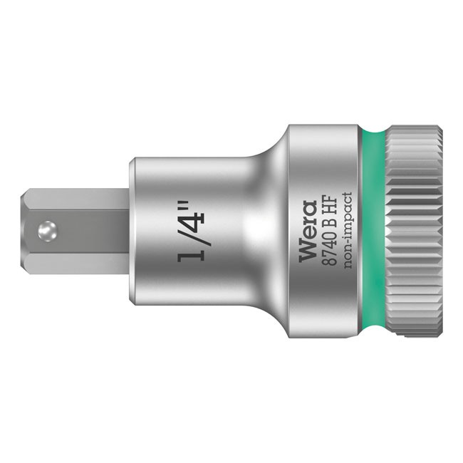 Wera Zyklop 3/8" Hex socket bit w/ holding function US sizes
