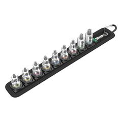 Wera socket belt with 3/8" drive Torxr socket bits