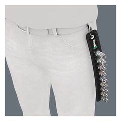 Wera socket belt with 3/8" drive Torxr socket bits-thumb-7