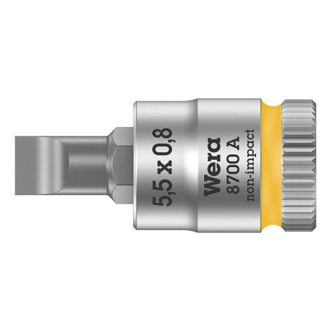Wera Zyklop 1/4" Slotted socket bit