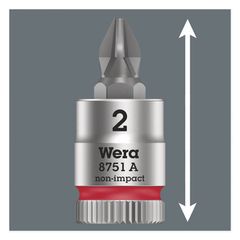 Wera Zyklop 1/4" Phillips socket bit-thumb-4