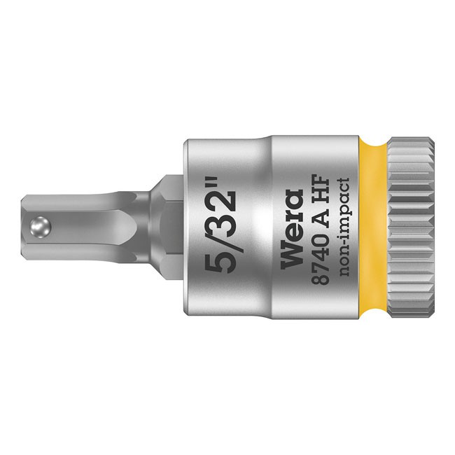 Wera Zyklop 1/4" Hex socket bit w/ holding function US sizes