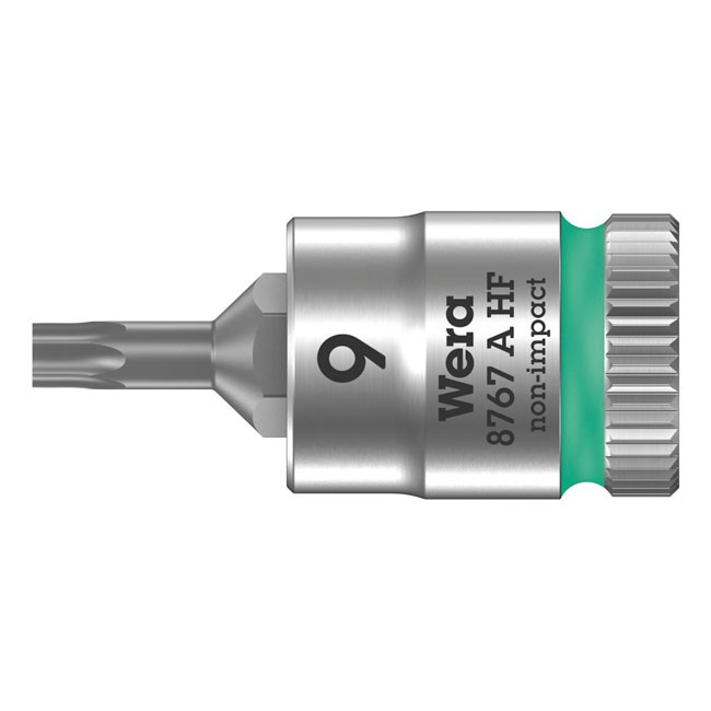 Wera Zyklop 1/4" Torxr socket bit with holding function